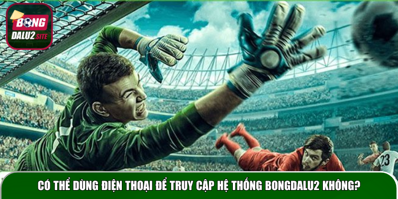 Có thể dùng điện thoại để truy cập hệ thống Bongdalu2 không?