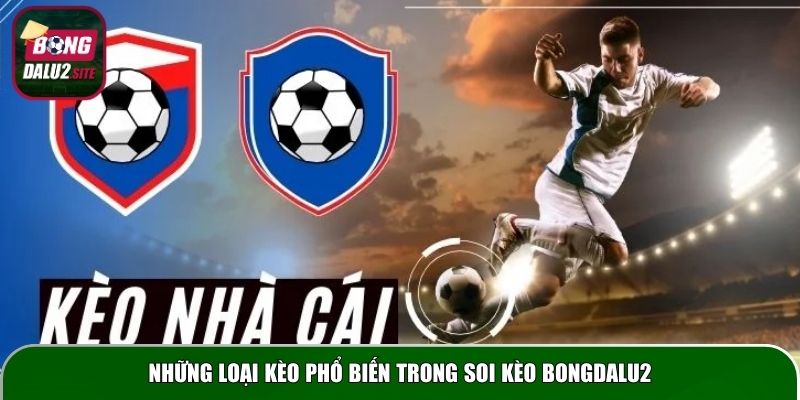 Những loại kèo phổ biến trong soi kèo Bongdalu2