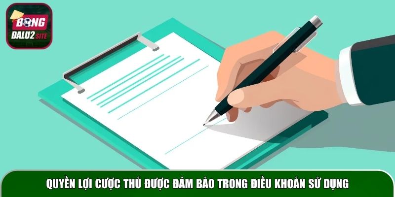 Quyền lợi cược thủ được đảm bảo trong điều khoản sử dụng