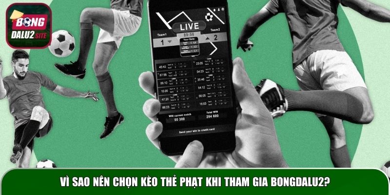 Vì sao nên chọn kèo thẻ phạt khi tham gia Bongdalu2?
