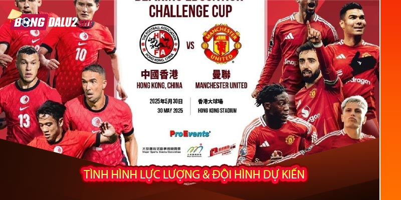 Tình hình lực lượng & đội hình dự kiến