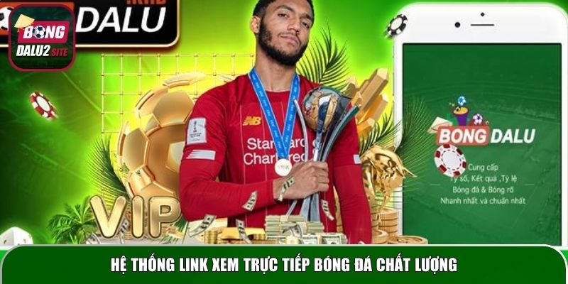 Hệ thống link xem trực tiếp bóng đá chất lượng